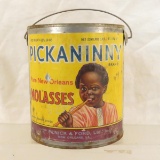 Black Americana Pickaninny molasses can