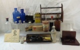 Vintage Apothecary bottles & advertising
