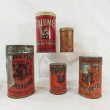 Vintage Calumet Baking Powder tins
