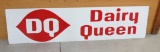 Vintage Metal Dairy Queen one-sided sign