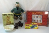 Santa's of the World, Bunnykins Bowl, Sarge plush