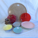 Vintage Melmac & other plastic dishes