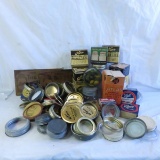 Vintage canning jars, Lids, rubbers in boxes