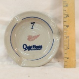 Red Wing stoneware ashtray Quiet House Suites