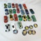 23 1960s Hot Wheels Redlines & 8 Buttons in Case