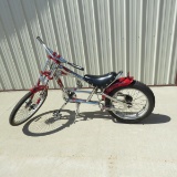 Schwinn Stingray OC Chopper Bicycle- Chrome & Red