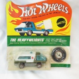 1960s Hot Wheels Redline Ambulance on Blister Pack