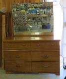 Dresser with mirror & matching bed frame