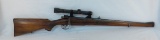 WWI German Mauser 8x57J rifle with scope