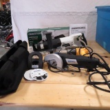 Dremel Ultra saw with blades & bag & other tools