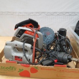 Power tools, Skil jigsaw, Craftsman sander, etc