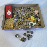 Railroad buttons & button covers