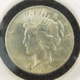 1923 Peace Silver Dollar AU