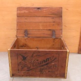 Vintage Hamm's wooden crate