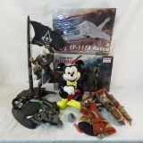 2 models sealed, pirate action figure, etc