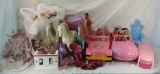 Barbie clothes, Barbies, accessories, horses