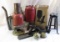 Gas cans, oil cans, sprayer & more