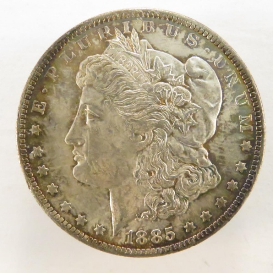 1885 O Morgan Silver Dollar