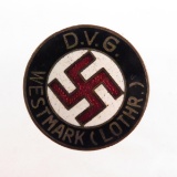 WWII German DVG Westmark (LOTHTR.) ID pin