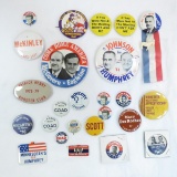 Vintage political & other Pinback buttons