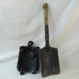 WWII German Trench Shovel & Scabbard