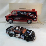 ERTL racing team van with box & Dale Earnhardt car