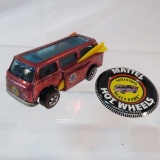 1969 Hot Wheels Redline VW Beach Bomb Rare Rose