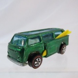 1969 Hot Wheels Redline VW Beach Bomb Green