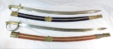 2 swords with sheaths- made in India