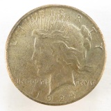 1924 S Peace Silver Dollar