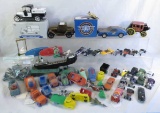 Vintage & modern toys, Banks, army guys, etc