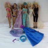 Collection of modern Barbies