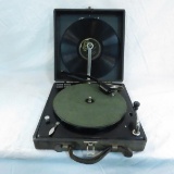 Vintage Brunswick portable record player works