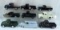 9 collectible Diecast trucks 1:24 scale