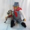 1986 Billie Peppers Railroad Man and Kazounis Doll
