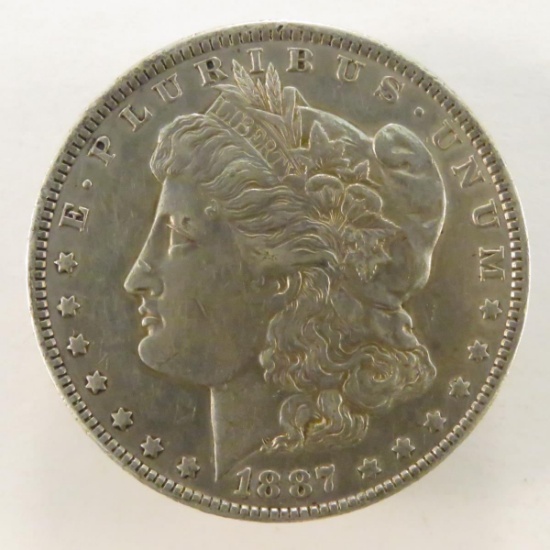 1887 O Morgan Silver Dollar