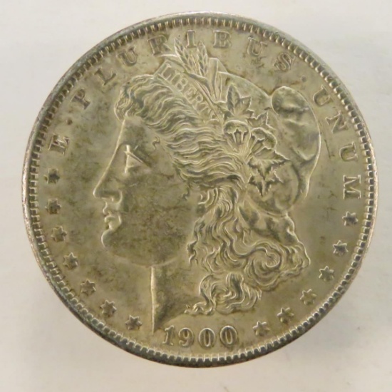 1900 Morgan Silver Dollar AU