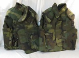 2 ground troops body armor vests size medium