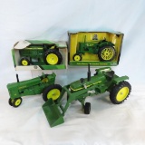 4 ERTL John Deere tractors 2 NIB