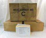 MREs & 2+ boxes full of armed forces recipe cards