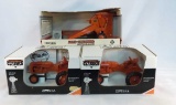 ERTL Allis Chalmers Roto Baler, & 2 tractors NIB