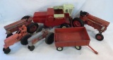 Vintage diecast tractors & implements