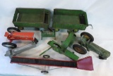 Vintage diecast tractors & implements