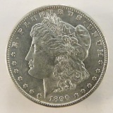 1890 S Morgan Silver Dollar AU