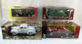 4 1:18 scale classic car Diecast NIB