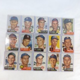 15 1953 Topps Baseball Cards
