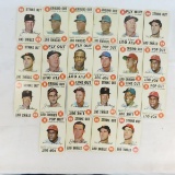 21 1968 Topps Game Cards