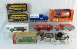 Diecast collector Banks, ERTL mechanical bus