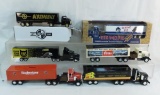 Diecast collector Banks & semi truck & trailers