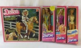 3 Early NIB 1980's Barbie's NIB & Dallas with box